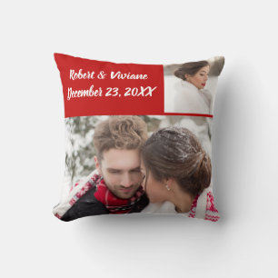 Wedding Photo Pillow easily personalised