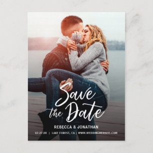 Wedding Photo Save the Date Postcards Cheap