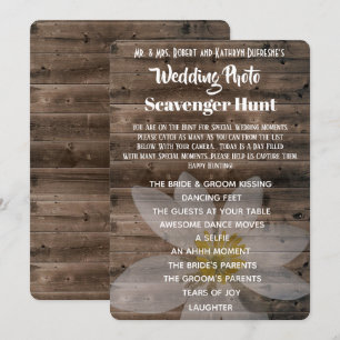 Wedding Photo Scavenger Hunt Invitation