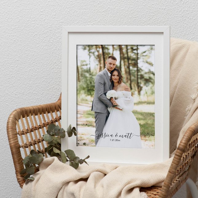 Wedding Photo Script Wedding Anniversary Gift Print (Creator Uploaded)