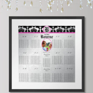 Wedding Photo Seating Chart
