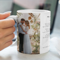 Wedding photo Song lyrics  modern keepsake 