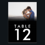Wedding Photo Table Number Cards<br><div class="desc">Upload your favourite photograph to these custom photo wedding table number cards. Design is repeated on front and back of card. Contact me if you need assistance with the template,  I'd be happy to help.</div>