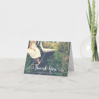 Wedding Photo Thank You Card