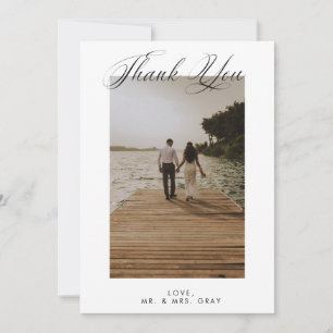 Wedding Photo Thank You Card