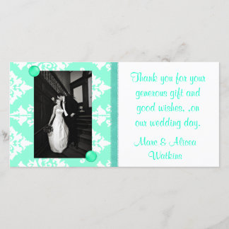Wedding Photo Thank You Card
