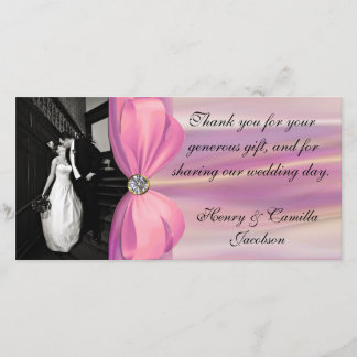 Wedding Photo Thank You Card