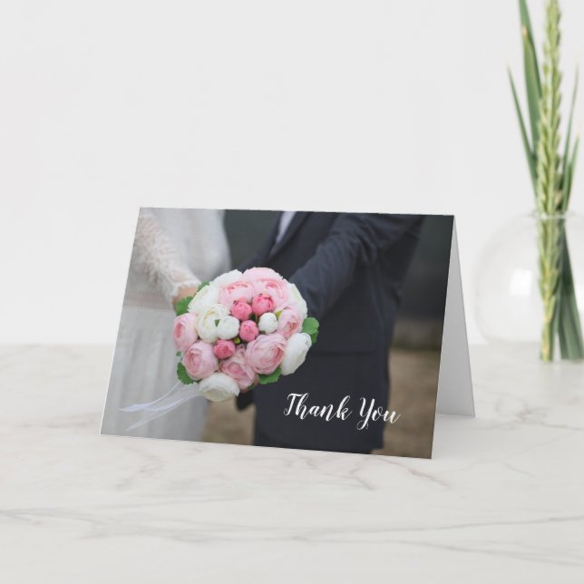 Wedding Photo Thank You Card (Front)