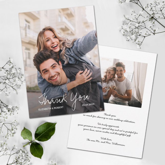 Wedding Photo Thank You Card (Creator Uploaded)