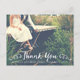 Wedding Photo Thank You Card