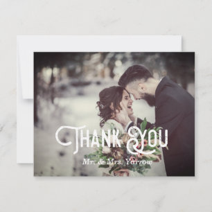 Wedding Photo Thank You Card