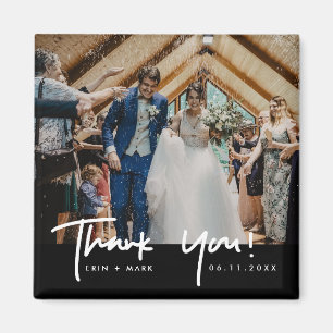 Wedding Photo Thank You Favour Magnet