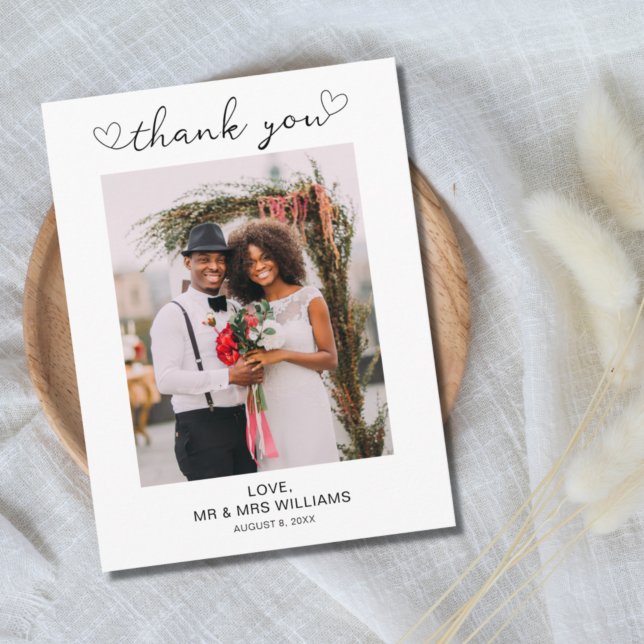 Wedding Photo Thank You Post Card (Creator Uploaded)