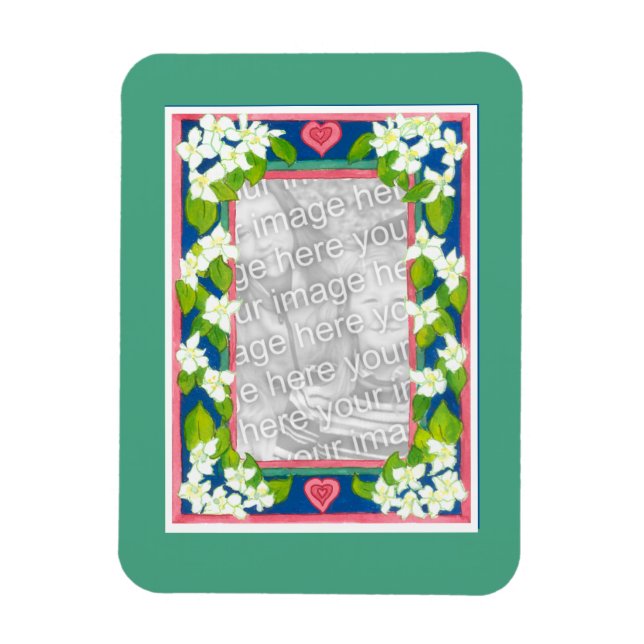 Wedding Photo Upload Fridge Magnet (Vertical)