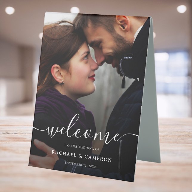 Wedding Photo Welcome Sign (Wedding Photo Welcome Sign)