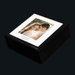 Wedding Photo Wood Keepsake Gift Box<br><div class="desc">An elegant personalised wedding photo wood lacquered keepsake box. Replace this photo with your own favourite wedding photo.</div>