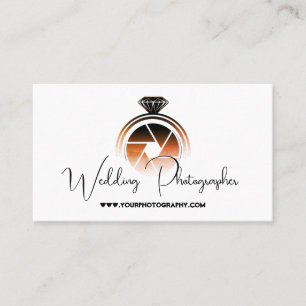 Wedding Photographer (Aged Look) Business Card