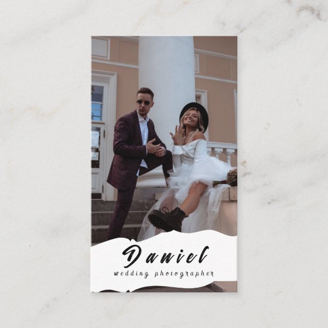 Wedding Photographer Business Card (Front)