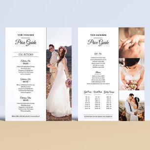 Wedding Photography Price List Template