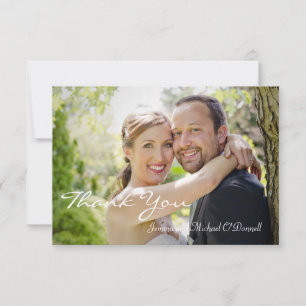 Wedding Photos Thank You 3.5 x 5 Card