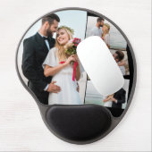 Wedding Picture 4 Photo Collage Gel Mouse Mat (Left Side)