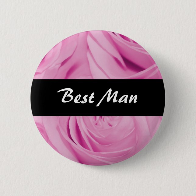Wedding pink buttons & badges - customise (Front)