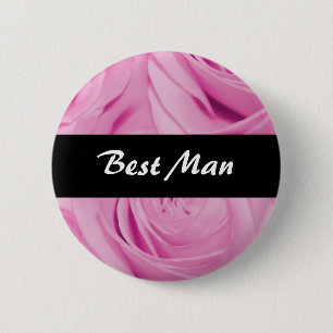 Wedding pink buttons & badges - customise