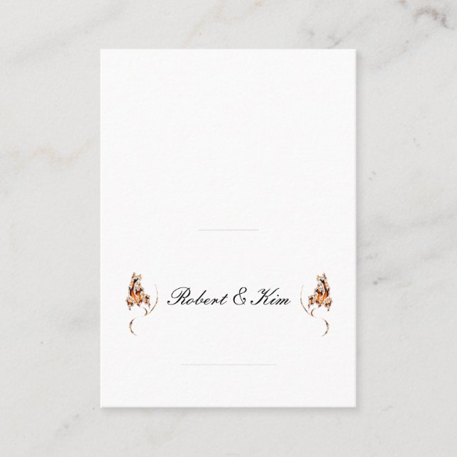 Wedding Place Card 2 1/2 x 3 1/2 (Front)