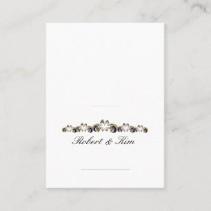Wedding Place Card 2 1/2 x 3 1/2 - Customised