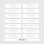 Wedding Place Card Guest Names Table Number Gold<br><div class="desc">Easy to personalise,  names and table numbers / individual wedding place card table numbers and names.</div>