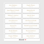 Wedding Place Card Guest Names Table Number Gold<br><div class="desc">Easy to personalise,  names and table numbers / individual wedding place card table numbers and names.</div>