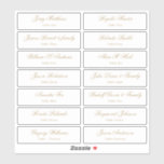 Wedding Place Card Guest Names Table Number  Stick<br><div class="desc">Easy to personalise,  names and table numbers / individual wedding place card table numbers and names.</div>