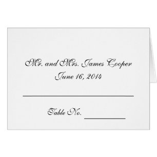 Wedding Place Cards
