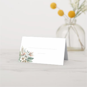 Wedding Place cards-Watercolor Tropical Elegance Card