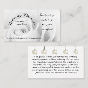 Wedding Planner 3.5" x 2.0" Business Card