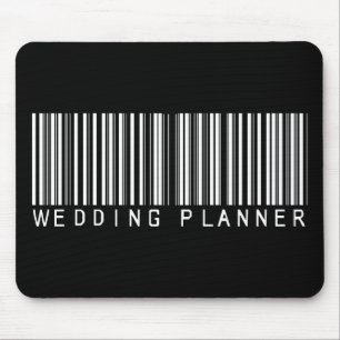 Wedding Planner Bar Code Mouse Mat
