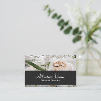 Wedding planner business card