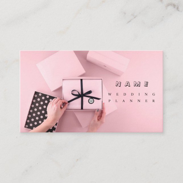 Wedding Planner Business Card (Front)