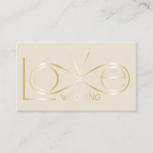 Wedding planner business card