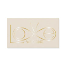 Wedding planner business card