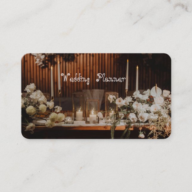 Wedding Planner Business Card (Front)