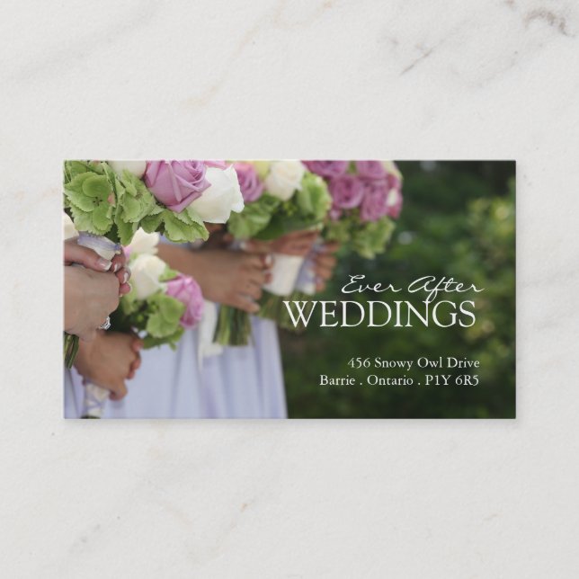 Wedding Planner Business Card (Front)