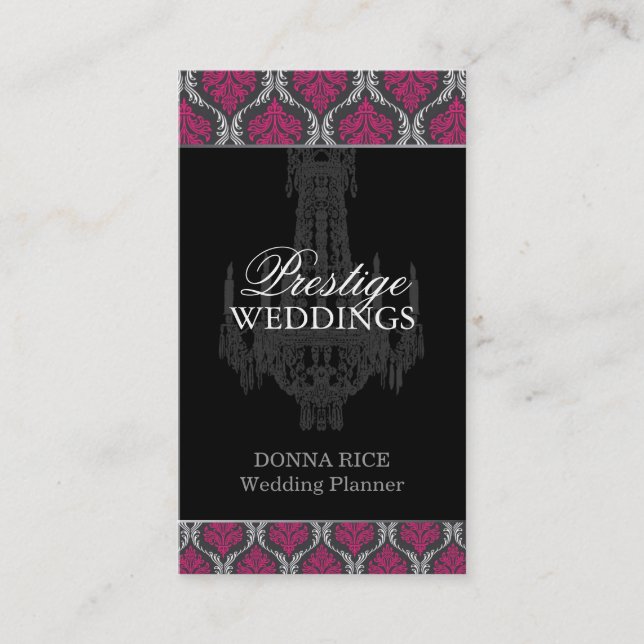 Wedding Planner Business Card (Front)