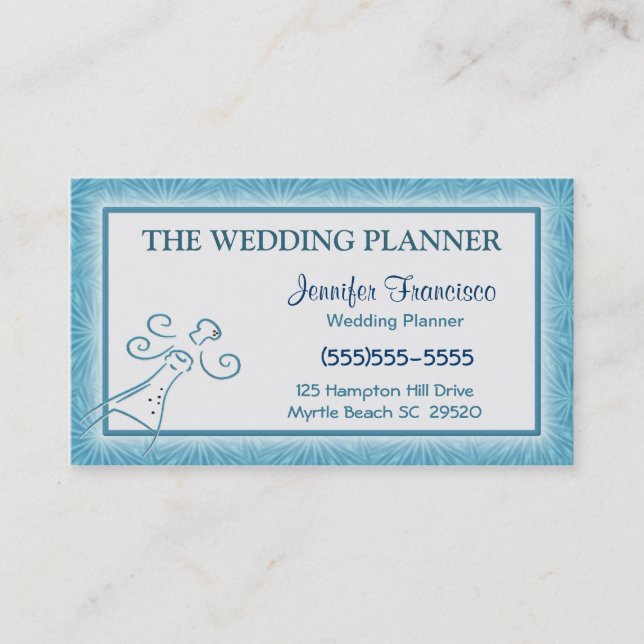 Wedding Planner Business Card (Front)
