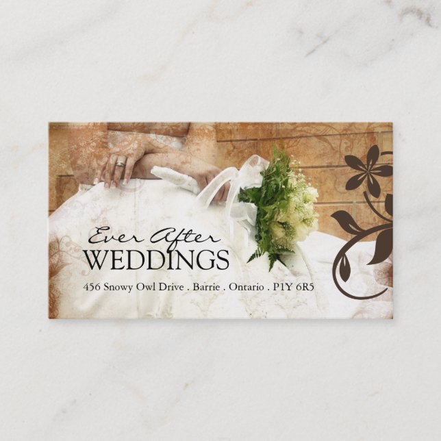 Wedding Planner Business Card (Front)