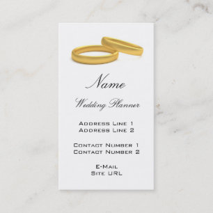 Wedding Planner Business Card