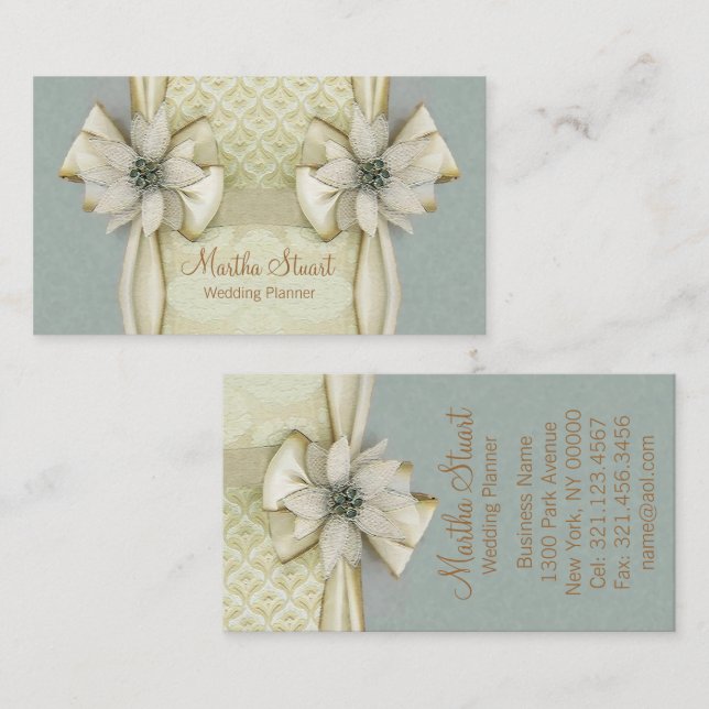 Wedding Planner ~ Business Card (Front/Back)