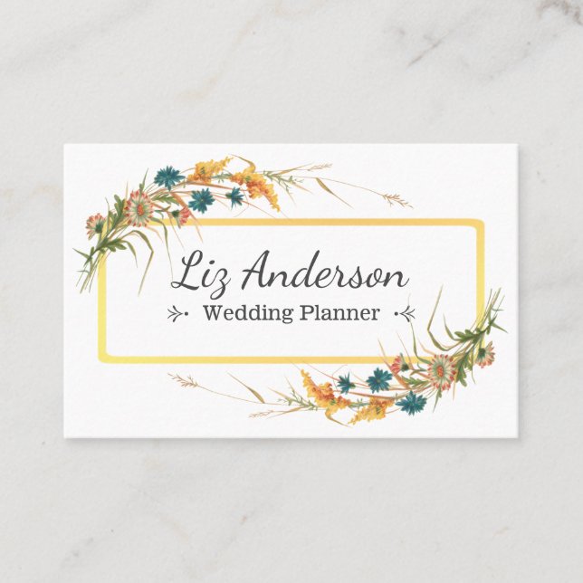 Wedding Planner Business Card (Front)