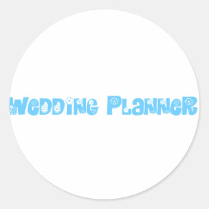 Wedding Planner Classic Round Sticker