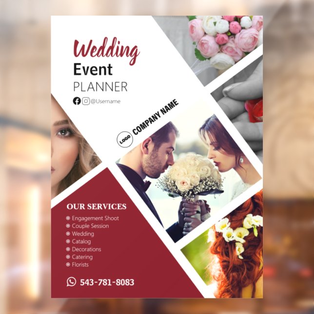 Wedding Planner Custom Window Cling (Sheet 2)